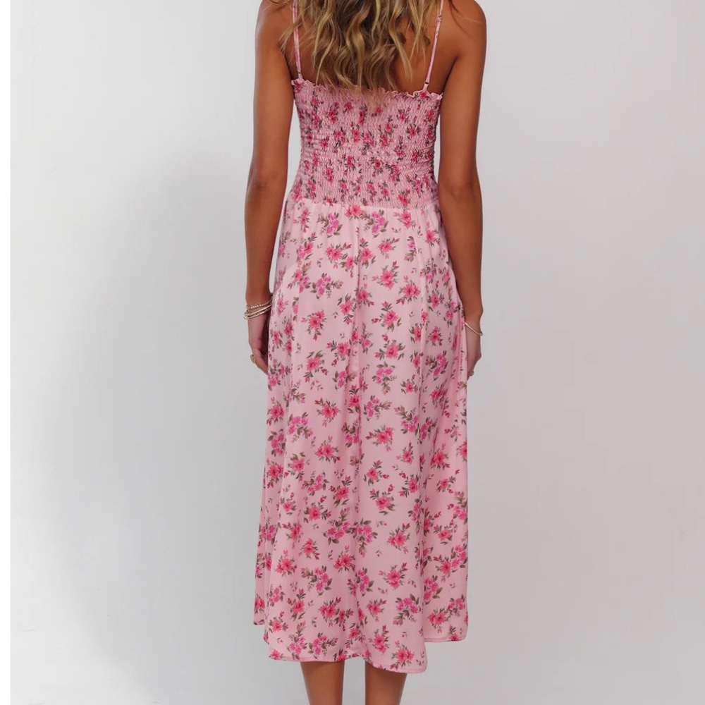 RESA Pastel Floral Smocked Dress - Picture 6 of 6